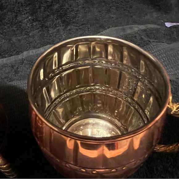 Set of 4 ODI Detailed barrel design copper Moscow Mule Mugs - Picture 7 of 10